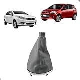 Coifa Alavanca Câmbio Palio Grand Siena 2012 A 2017 Cinza Base Cromada