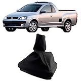 Coifa De Cambio Corsa Corsa Sedan Montana 2003 A 2010 Napa Preta Com Base GComponentes