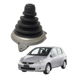 Coifa De Cambio Honda Fit 03 08 Sanfonada C base Cinza
