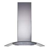 Coifa De Ilha Cadence Gourmet Vidro Curvo 90cm