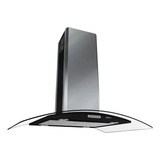 Coifa De Ilha Cvc Nardelli Vidro Curvo Black 90cm 127v