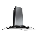 Coifa De Ilha Cvc Nardelli Vidro Curvo Black 90cm 220v Cor Preto