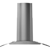Coifa De Parede Aço Inox Vidro Curvo 90cm Com Detalhe Fotos