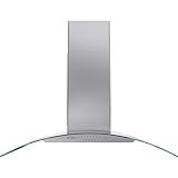 Coifa De Parede Cadence Inspire 90 Cm Vidro Curvo CFA395 220V