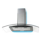 Coifa De Parede Fischer Fit 90cm Aço Inox E Vidro