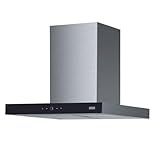 COIFA DE PAREDE LINEA TOUCH FRANKE 90CM 220V Aço Inox Vidro Temperado Preto