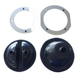 Coifa De Silicone Câmbio E Reduzida Willys Preta Com Flange