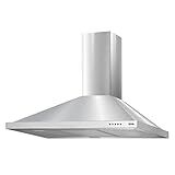 Coifa E Depurador De Parede Pirâmide Eos 90cm Inox 220v