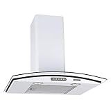 Coifa Em Vidro Curvo Slim White De 60 Cm 127 Volts