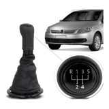 Coifa Manopla Câmbio Gol G6 2014 2015 2016 Napa Aro Preta