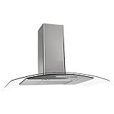 Coifa Nardelli Vidro Curvo Duto Slim 220V New Order 50011030 Inox 90 Cm