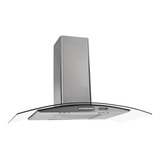 Coifa Parede Depurador Vidro Curvo Inox 90cm 220v Nardelli