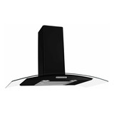 Coifa Parede Fogatti Vidro Curvo Duto Slim Black 70cm Cor Preto 110v