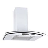 Coifa Parede Fogatti Vidro Curvo Duto Slim White 60cm Cor Branco 220v
