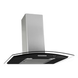 Coifa Vidro Curvo Black inox 60cm parede 4 Bocas Terim