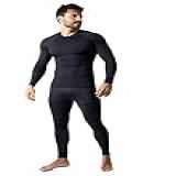 Cojunto Térmico Blusa Calça Térmica Elástico Masculina Esporte Fitness Conforto Poliamida GG 
