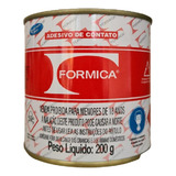 Cola Adesivo De Contato 200g Marceneiro Sapateiro Couro Mdf