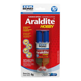 Cola Araldite Epóxi Adesivo Profissional 10 Min Seringa 6grs