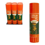Cola Bastão 40g Kit Com 12 Unidades Leo leo Material Escolar