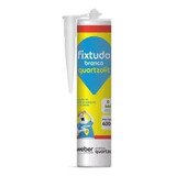 Cola Branca Fixtudo Cola Embaixo D agua Quartzolit 400g