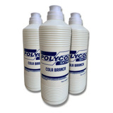 Cola Branca Polycol Liquida Escolar Artesanato Econômica 1kg