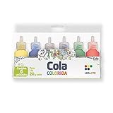Cola Colorida Escolar 25gramas 6 Cores Leo Leo Leonora Colorido