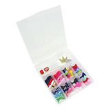 Cola Girlie Glue 40 Laços De Colar Caixa Organizadora