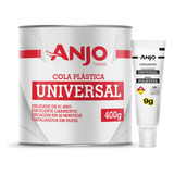 Cola Massa Plástica Universal 400g Catalisador 9g Anjo