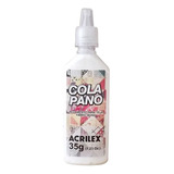 Cola Pano Para Tecidos De Algodão Branca Sem Cor 35g Acrilex