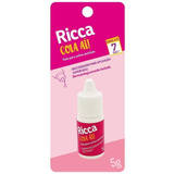 Cola Para Unhas Postiças Bico Dosador Dura 7 Dias 5g Ricca