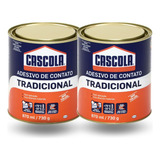 Cola Piso Laminado Cascola Henkel sapateiro 730gr Kit C 2