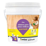 Cola Piso Vinilico Weberfloor 4kg Adesivo Quartzolit