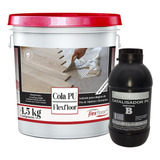 Cola Pu Flexfloor Piso De Madeira E Borracha 5 Kg