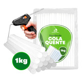 Cola Quente Refil Pistola Bastão 7mm Fino Transparente 1kg Tubo De Cola Bastões Profissional Loja Floresta Urbana
