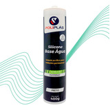 Cola Silicone Poliplas Silicone Preto 400 Selante Acrílico Base De Água Preto