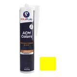 Cola Universal Poliplas Acm Colors De 400g Amarelo
