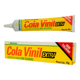 Cola Vinil Extra Adesivo Para Pvc Flexível 75gr Brascola Cor Incolor