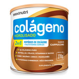 Colágeno Hidrolisado Pó Maxinutri Lata 250g Sabor Cappuccino