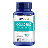 Colágeno Tipo 1 2 E 3 C Vitamina C 60 Cáps 500mg Dr Lair