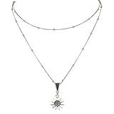 Colar Choker Gargantilha Prata Com Pingente De Girassol