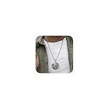 Colar Com Pingente De Virgem Maria Para Homens Preto Prata Ouro Virgen De Guadalupe Colar De Medalha Milagrosa Masculino De Aço Inoxidável Colar De Medalha Milagrosa Nossa Senhora De Guadalupe 