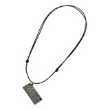 Colar Cordão Ajustável Placa Impala Supernatural