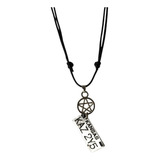 Colar Cordão Ajustável Supernatural Impa la Placa Kansas