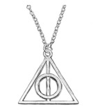 Colar Cordão Pingente Harry Potter Relíquias Da Morte