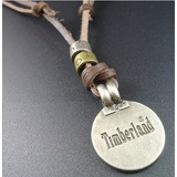 Colar Cordão Timberland Vintage Masculino Couro