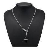Colar Corrente Crucifixo Pingente Cruz Jesus Religioso Jóia