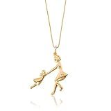 Colar Corrente Pingente Filhos Menino Ou Menina Banhado Ouro 18K MENINA