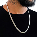 Colar Corrente Serpente 5mm Aço Cirúrgico Inox Masculino