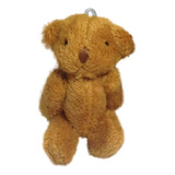 Colar De Chapéu De Cabelo Comprido Toy Joint Bear Doll E Ace