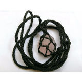 Colar De Pedra Castroada Signo Touro Quartzo Rosa